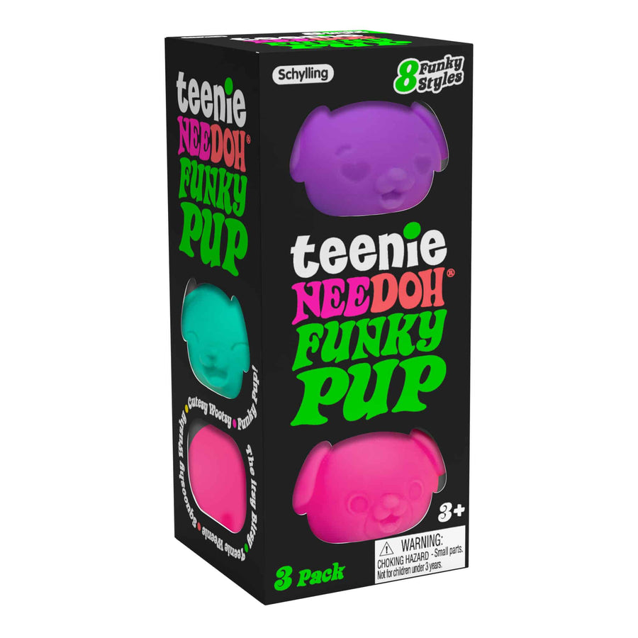 Teenie NeeDoh Funky Pup - Modern Travel Carry Fit